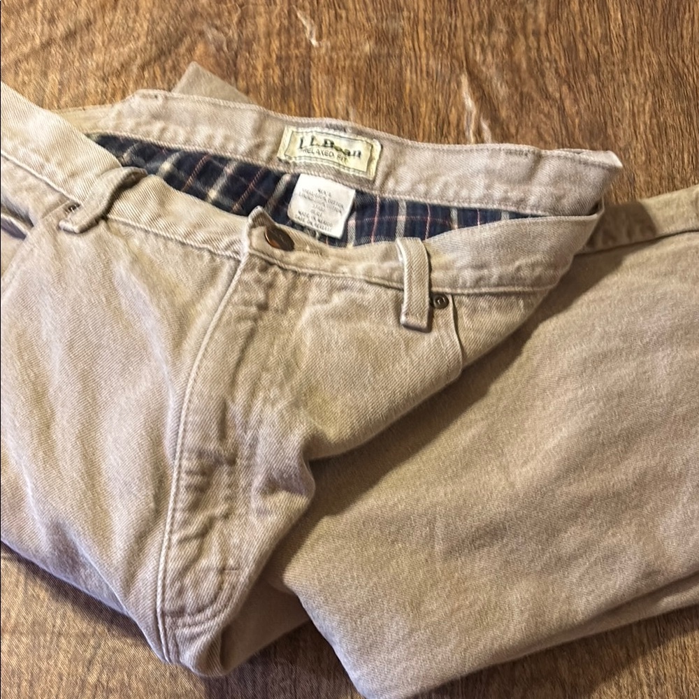L.L. Bean Khaki Trousers